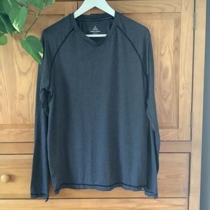 PrAna Long Sleeve V-neck Tee